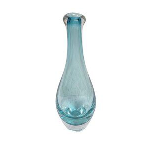 Waterford Evolution Pacific Blue 15" Vase 143382 Made in Poland Preowned Vintage